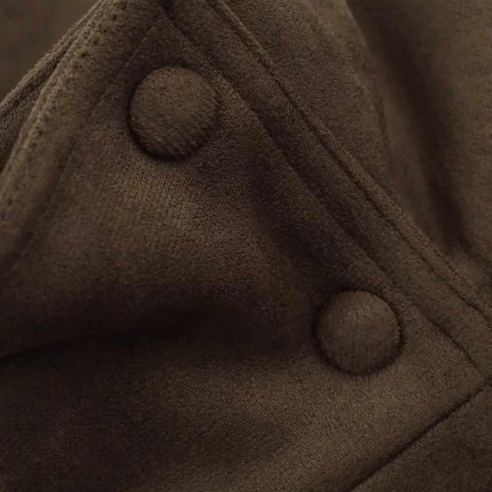 The Belted Suede-Look Jacket