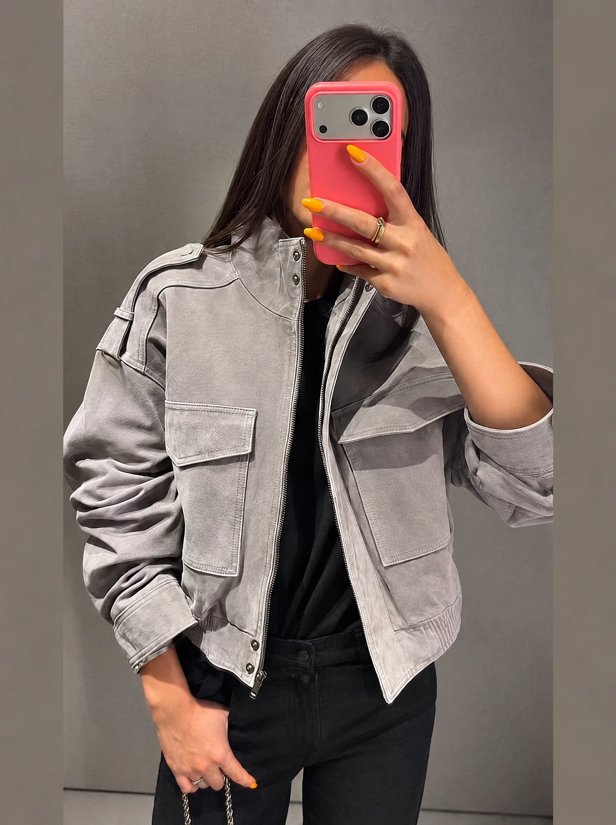 The Stand-Collar Bomber — product photograph