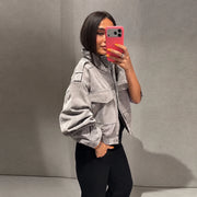 The Stand-Collar Bomber — product photograph