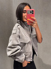 The Stand-Collar Bomber — product photograph