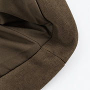 The Belted Suede-Look Jacket — product photograph
